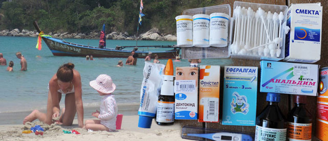 Аптечка для ребёнка на море: перечень необходимых средств, важные рекомендации