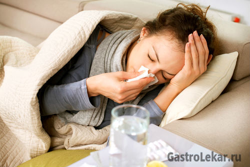 Как лечить простуду при язве: какие таблетки разрешены?