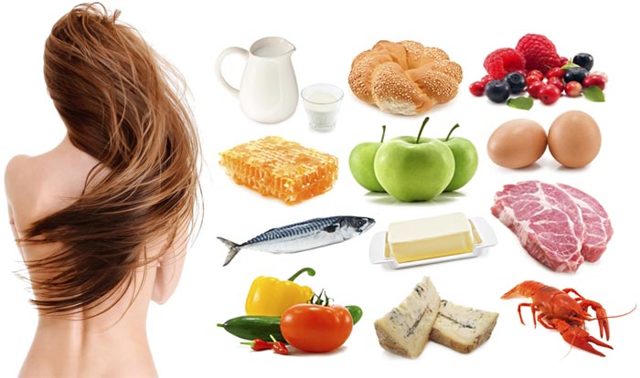 Питание при выпадении волос: рекомендуемые продукты, возможные причины
