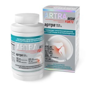 Артра: лекарственный препарат для суставов, инструкция по применению, механизм действия, эффективность лекарства, взаимодействие, побочные эффекты и отзывы