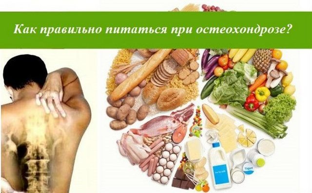 Питание при остеохондрозе: полезная и вредная пища, диета и вредные привычки, меню на каждый день, запрещенные и разрешенные продукты